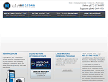 Tablet Screenshot of liquidmotors.com
